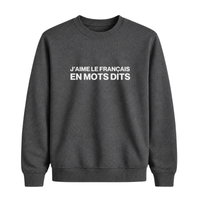 Sweatshirt Mots Dits