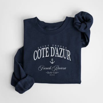 SWEATSHIRT CÔTE D'AZUR - MARINE