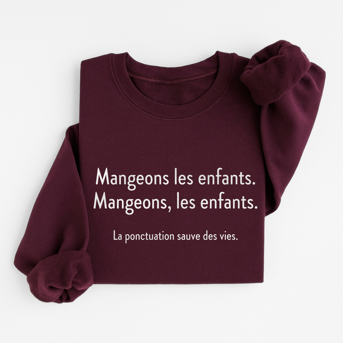 Sweatshirt Mangeons Les Enfants