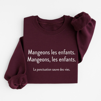 Sweatshirt Mangeons Les Enfants