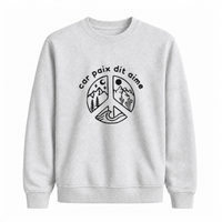 Sweatshirt Car Paix Dit Aime