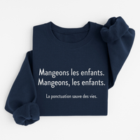 Sweatshirt Mangeons Les Enfants