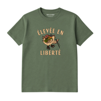 T-Shirt Élevée En Liberté