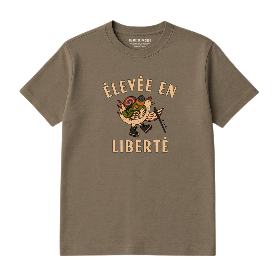 T-Shirt Élevée En Liberté