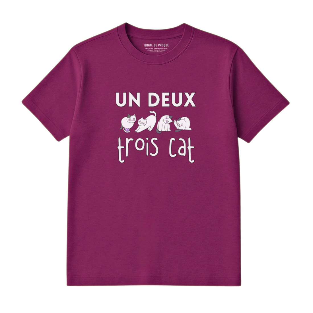 THREE CAT T-SHIRT