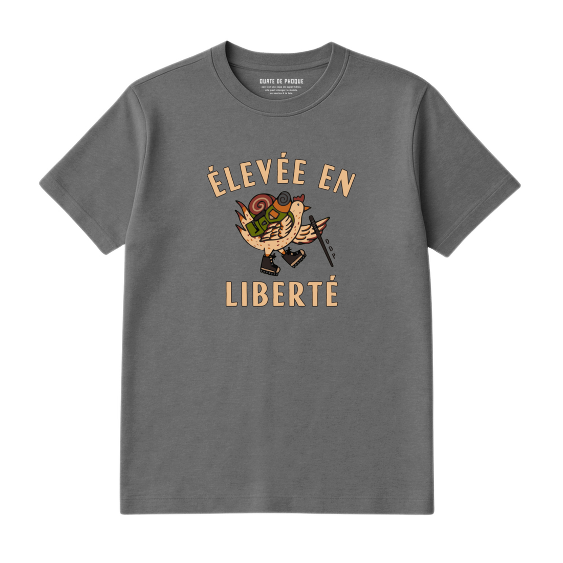 T-Shirt Élevée En Liberté