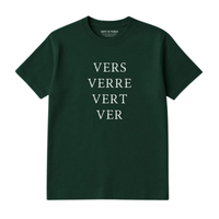 VERS, WOR, GREEN T-SHIRT