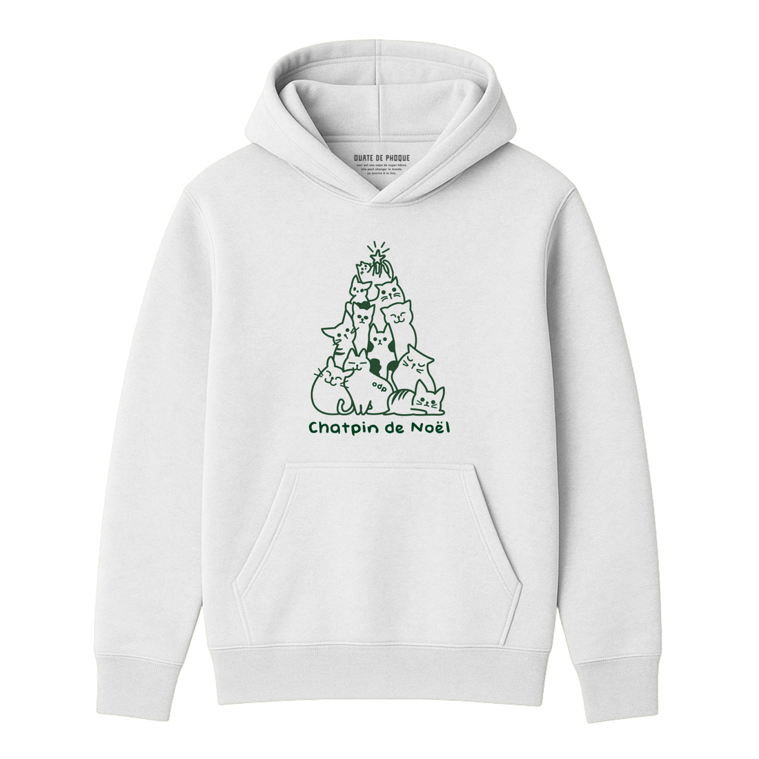 Hoodie Chatpin De Noël