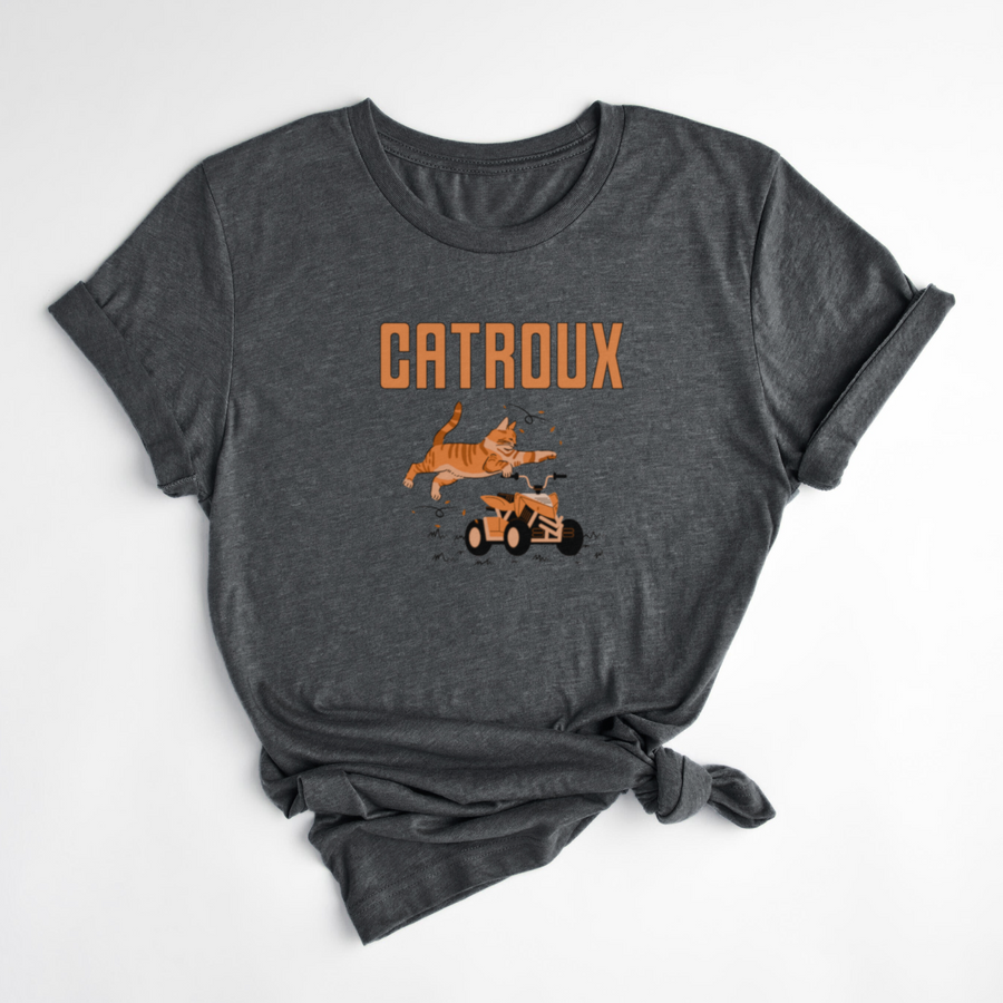 T-SHIRT CAT ROUX - CORBEAU