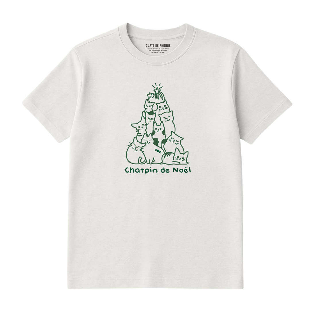 T-Shirt Chatpin De Noël