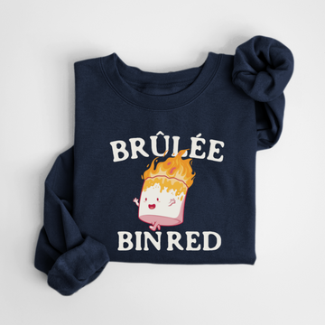 SWEATSHIRT BRÛLÉE BIN RED