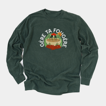 LONGSLEEVE GÈRE TA FOUGÈRE - FORÊT