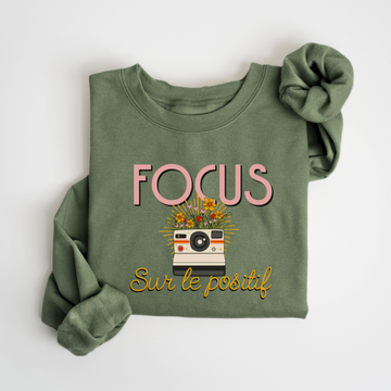 SWEATSHIRT FOCUS SUR LE POSITIF