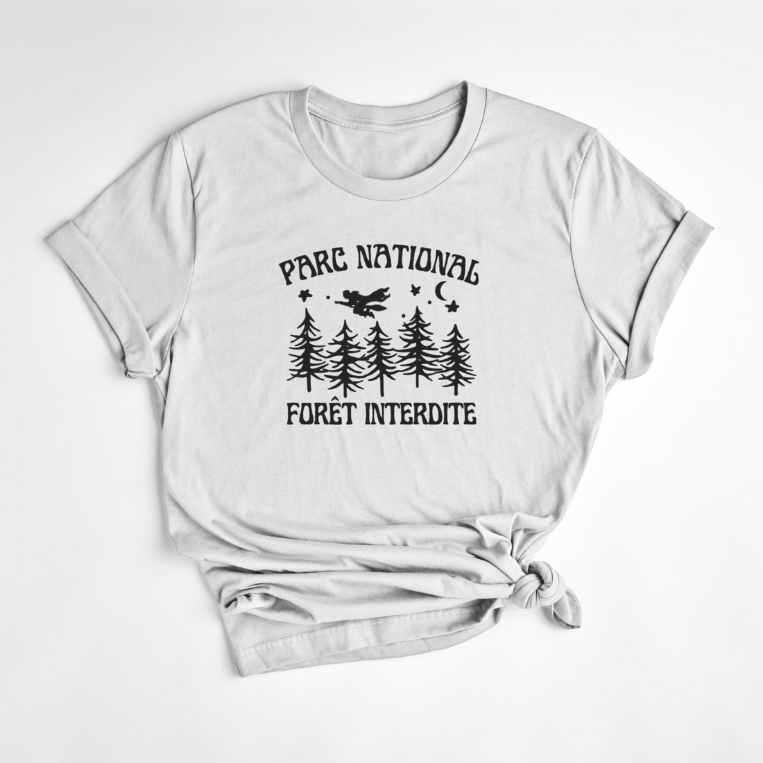 T-SHIRT FORÊT INTERDITE - BLANC