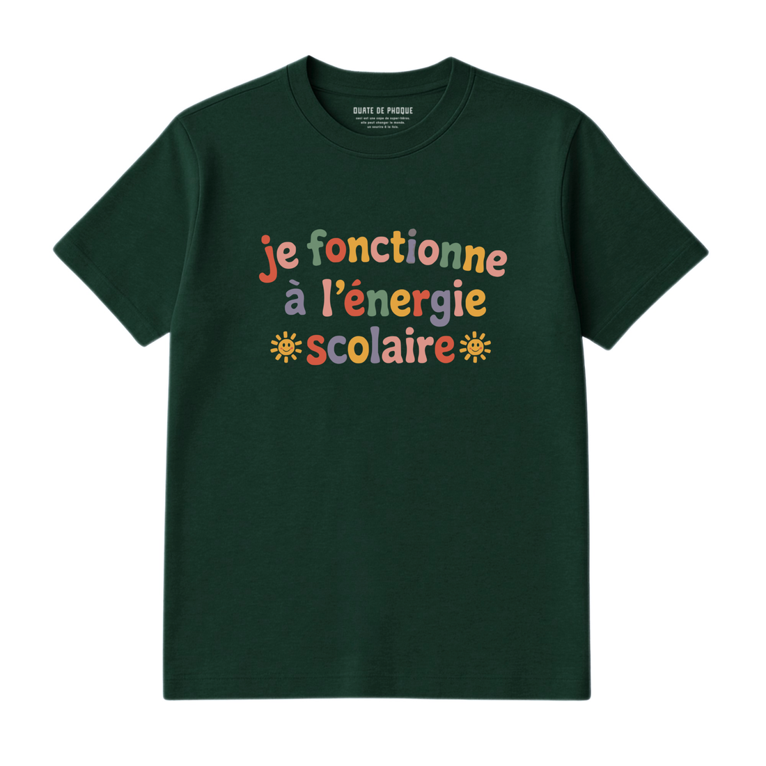 T-Shirt Énergie Scolaire