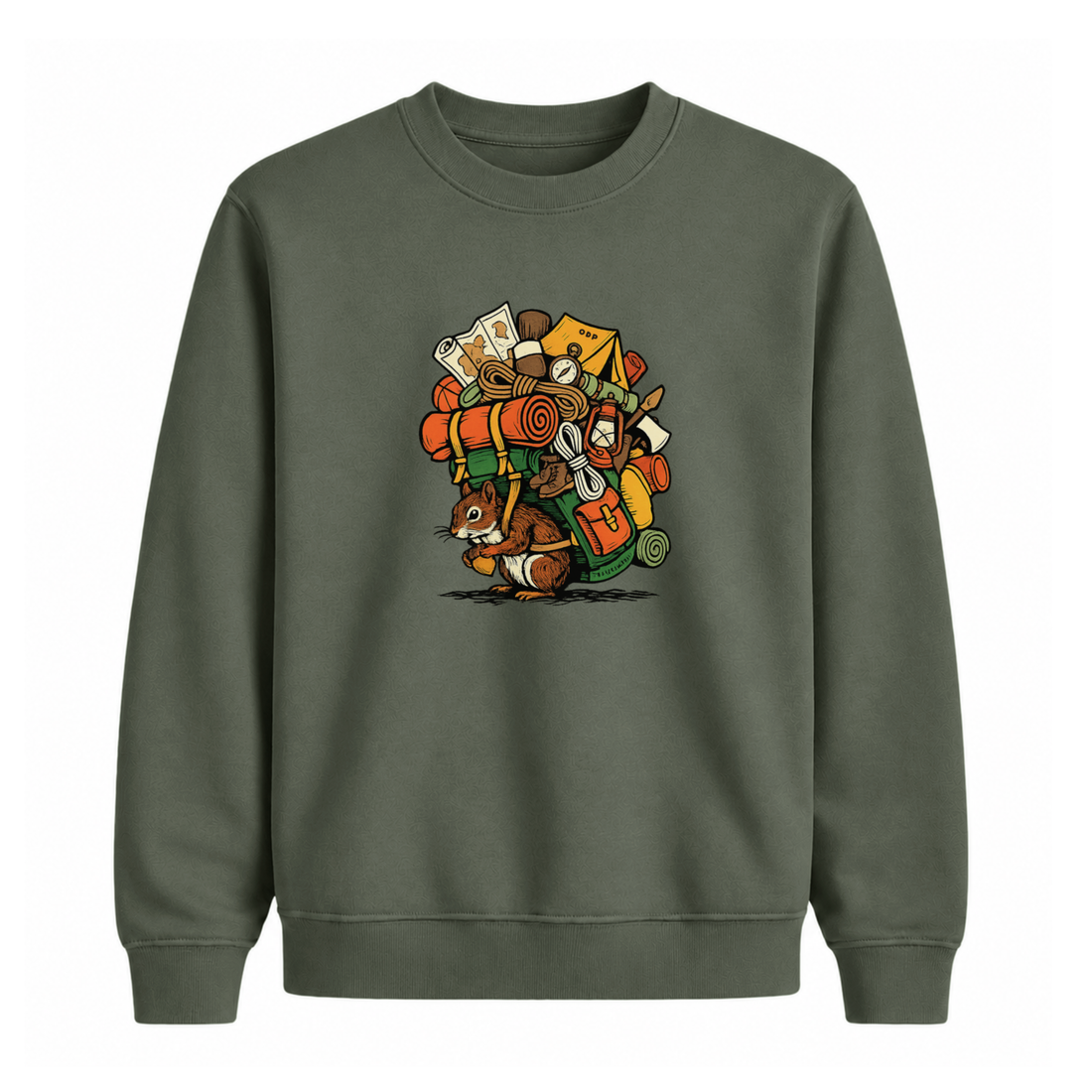 Sweatshirt Écureuil Camping
