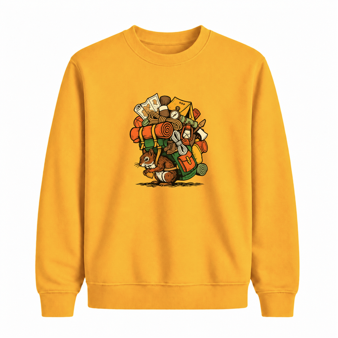 Sweatshirt Écureuil Camping