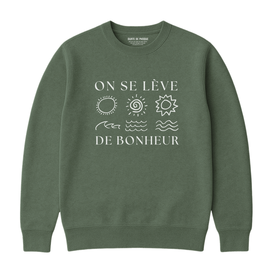 Sweatshirt Lève De Bonheur
