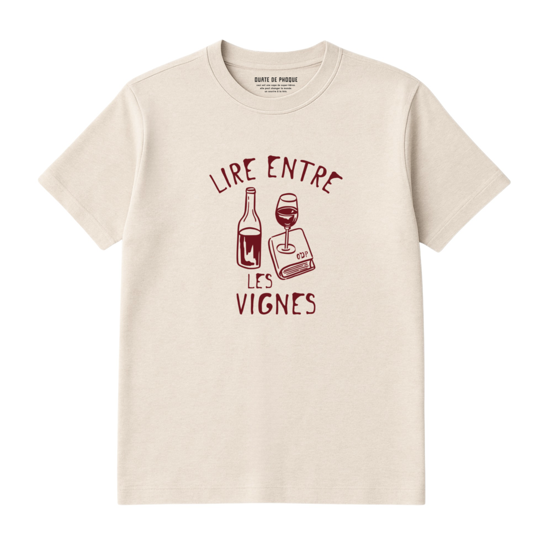 T-Shirt Lire Entre Les Vignes
