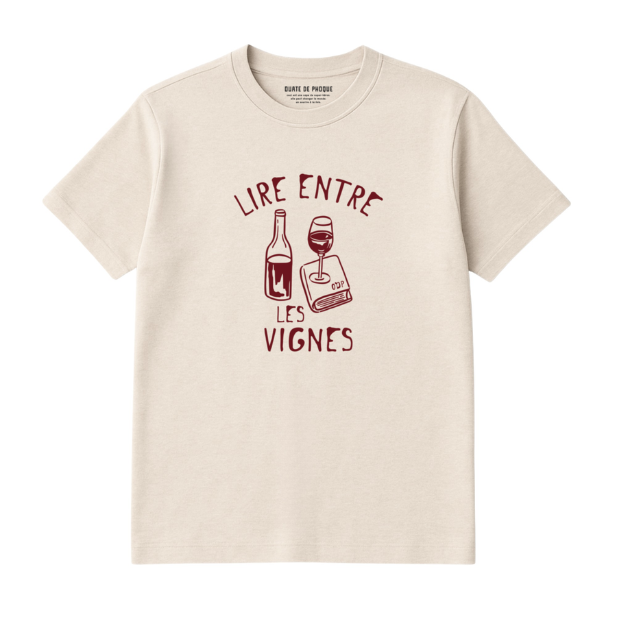 T-Shirt Lire Entre Les Vignes