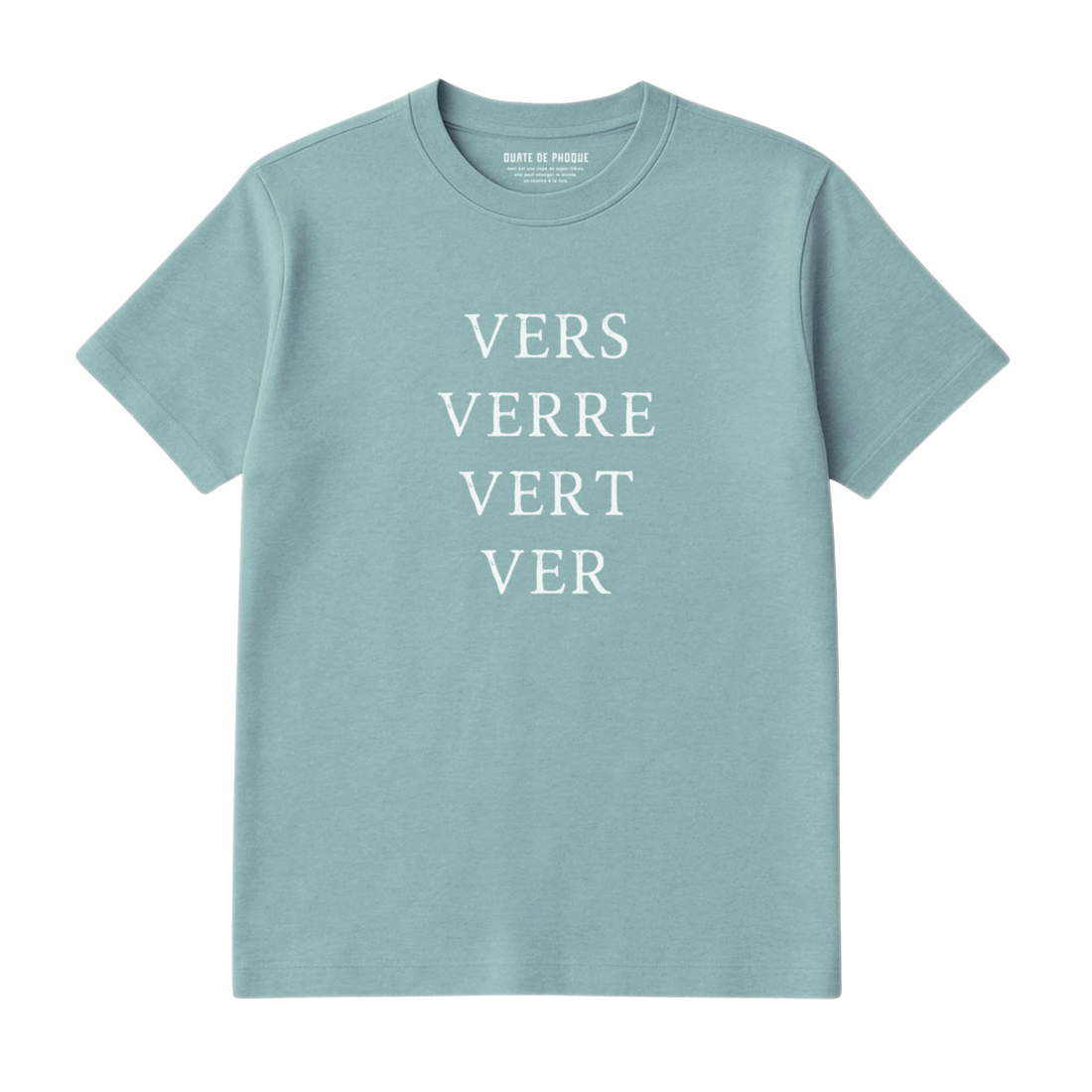 VERS, WOR, GREEN T-SHIRT