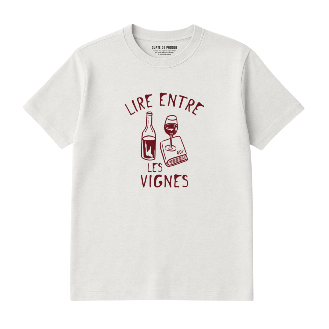 T-Shirt Lire Entre Les Vignes