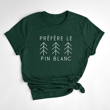 T-SHIRT PIN BLANC