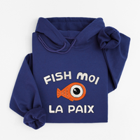 Hoodie Fish Moi La Paix