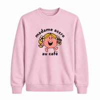Sweatshirt Madame Accro Au Café