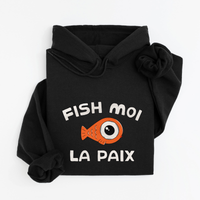 Hoodie Fish Moi La Paix