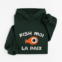 Hoodie Fish Moi La Paix