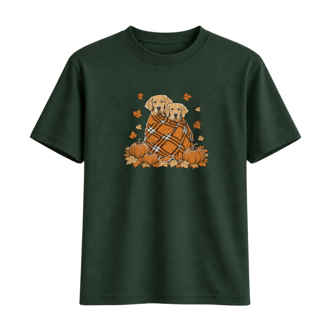 T-Shirt Chiens Automne