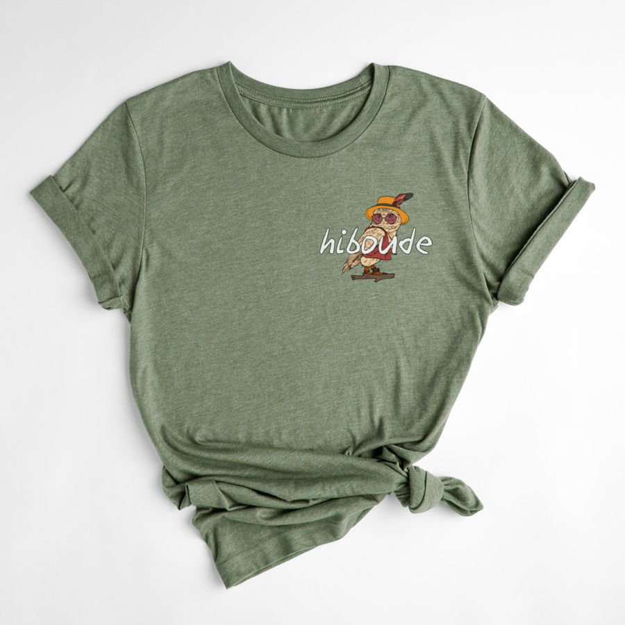 T-SHIRT HIBOUDE - OLIVE