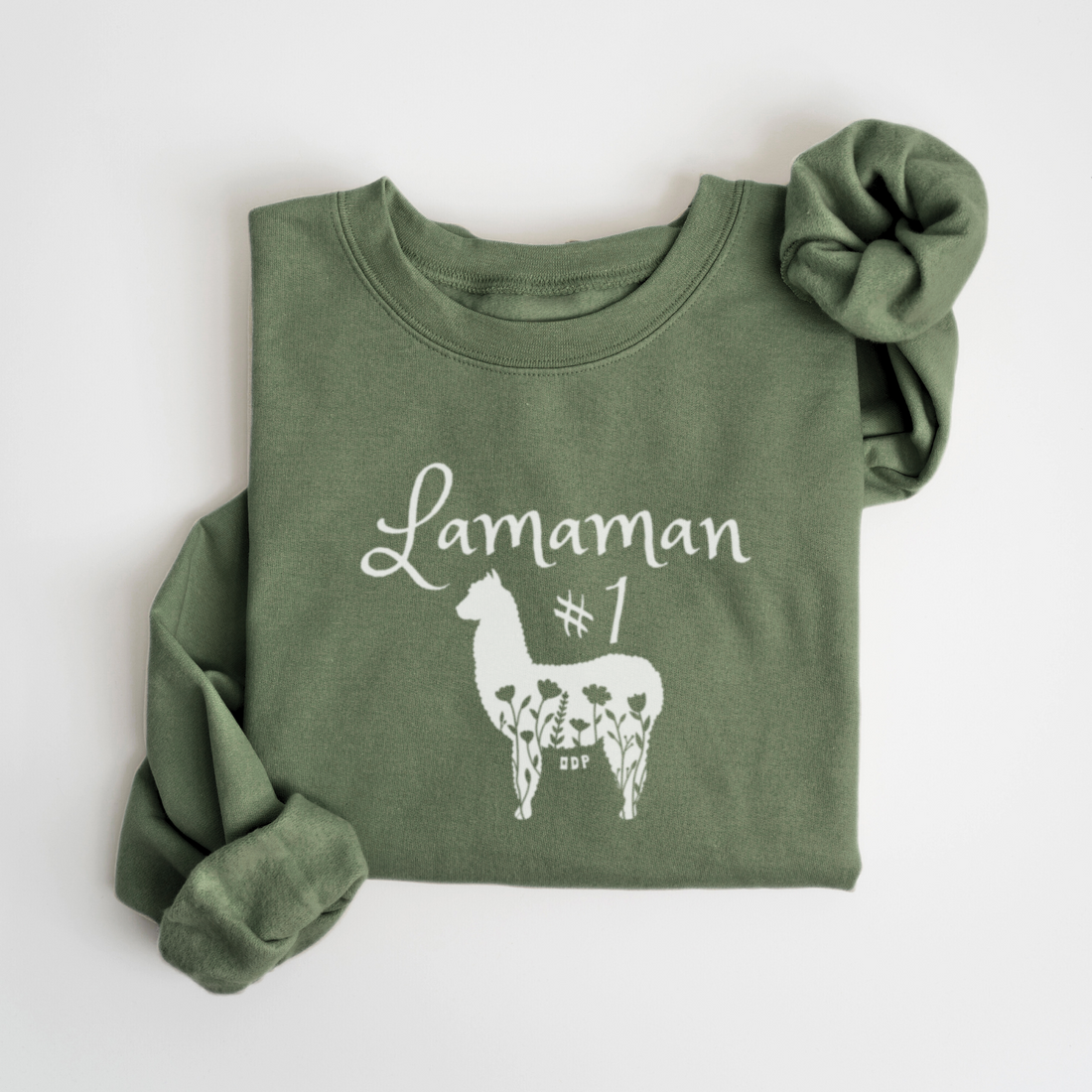 SWEATSHIRT LAMAMAN - SAUGE