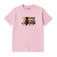 T-Shirt Chiens De Dos - Imprimé