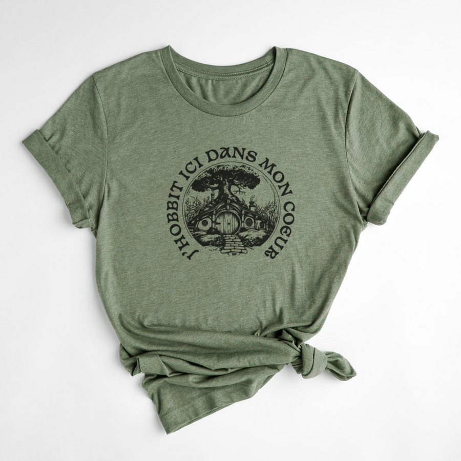 T-SHIRT HOBBIT - OLIVE