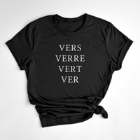 T-SHIRT VERS, VER, VERT