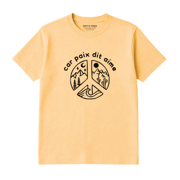T-Shirt Car Paix Dit Aime