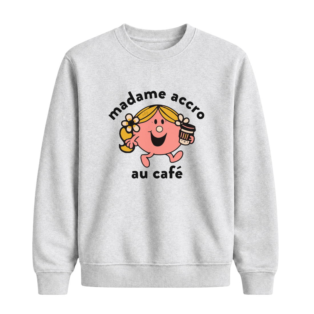 Sweatshirt Madame Accro Au Café