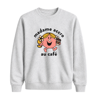 Sweatshirt Madame Accro Au Café