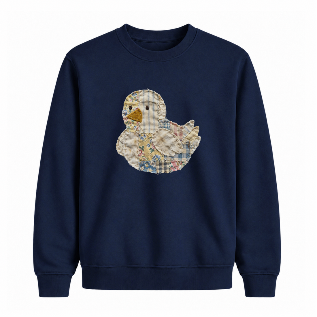 Sweatshirt Poussin Effet Patch