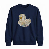 Sweatshirt Poussin Effet Patch