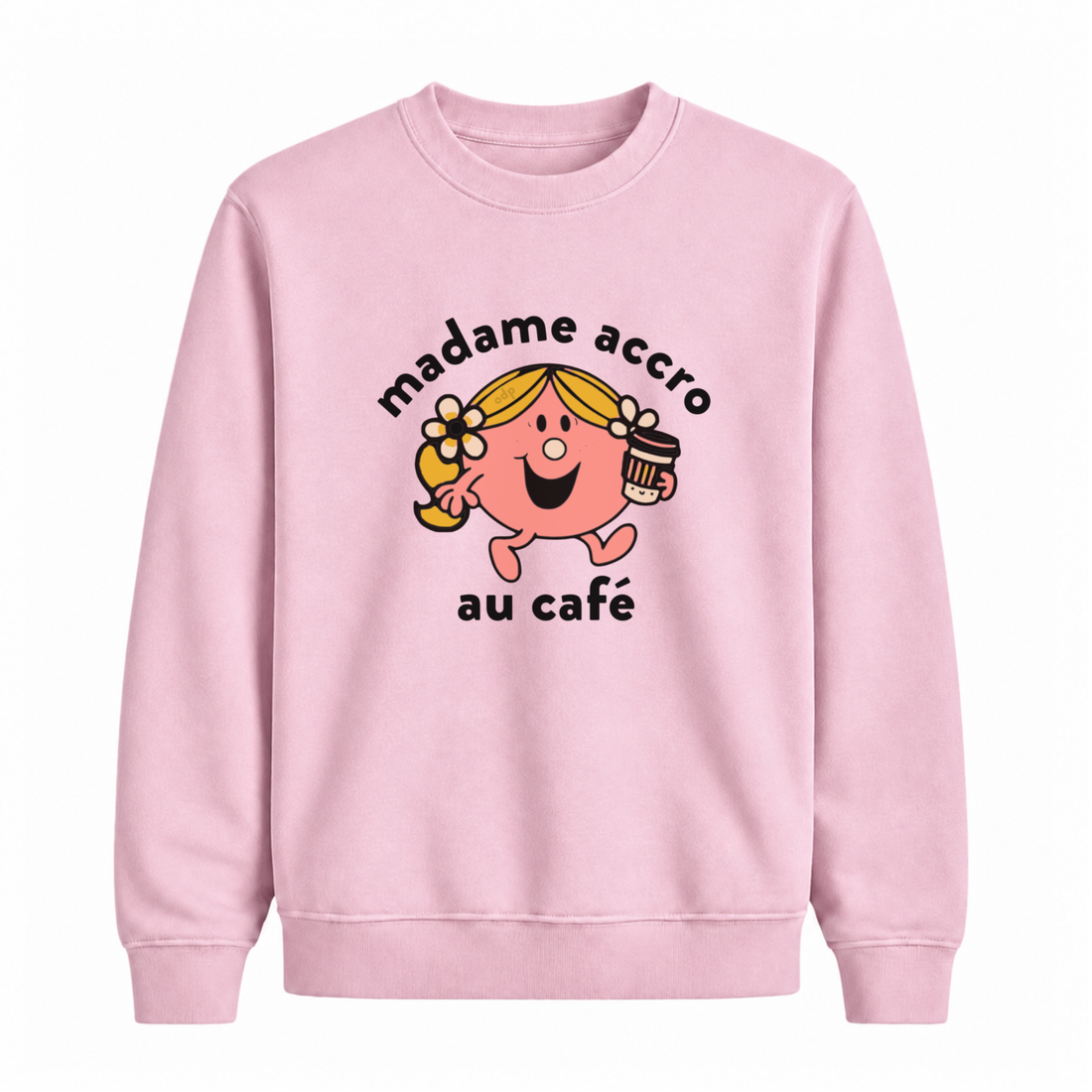 Sweatshirt Madame Accro Au Café