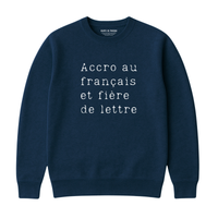 Sweatshirt Fière De Lettre