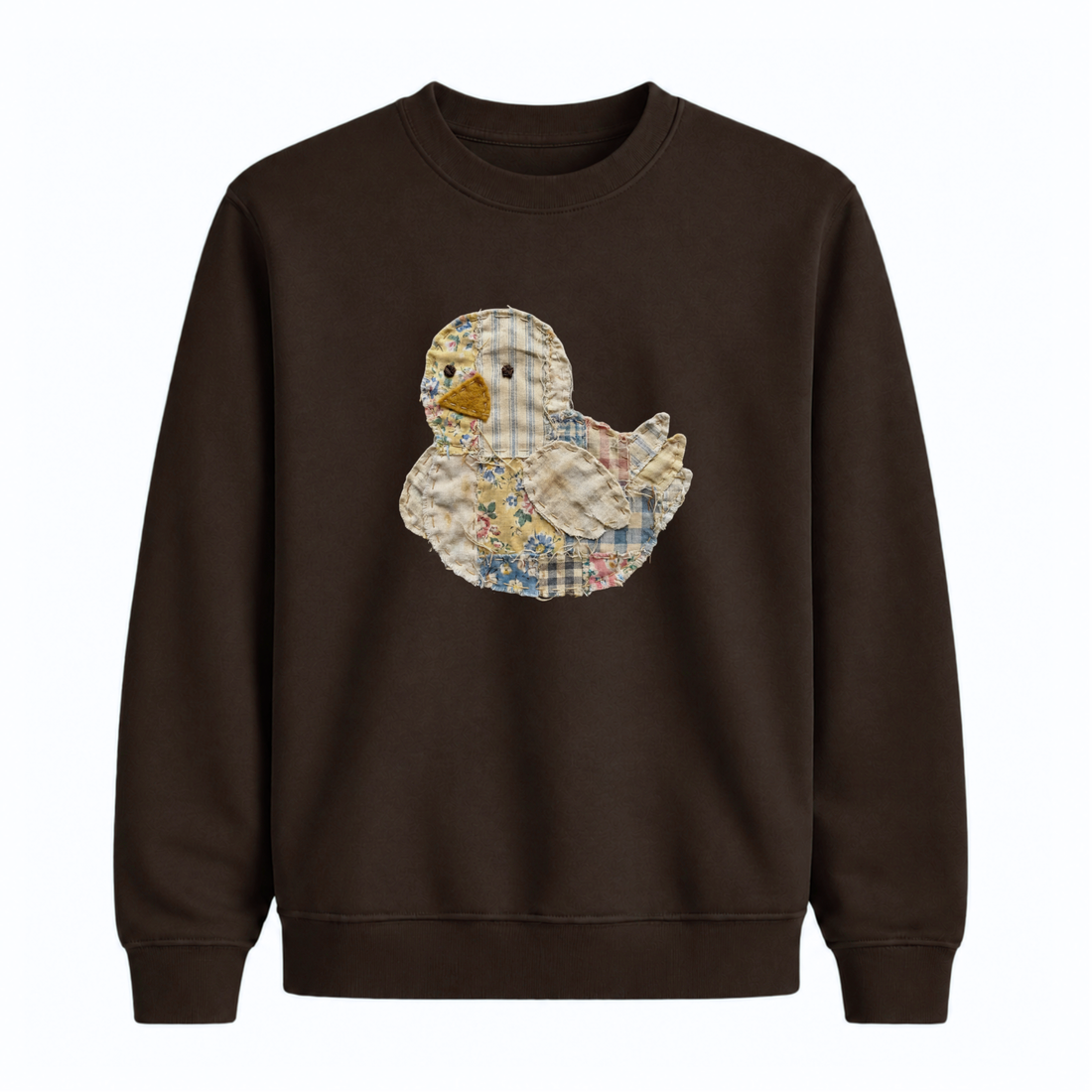 Sweatshirt Poussin Effet Patch