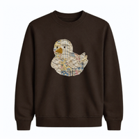 Sweatshirt Poussin Effet Patch