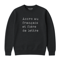 Sweatshirt Fière De Lettre