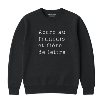 Sweatshirt Fière De Lettre