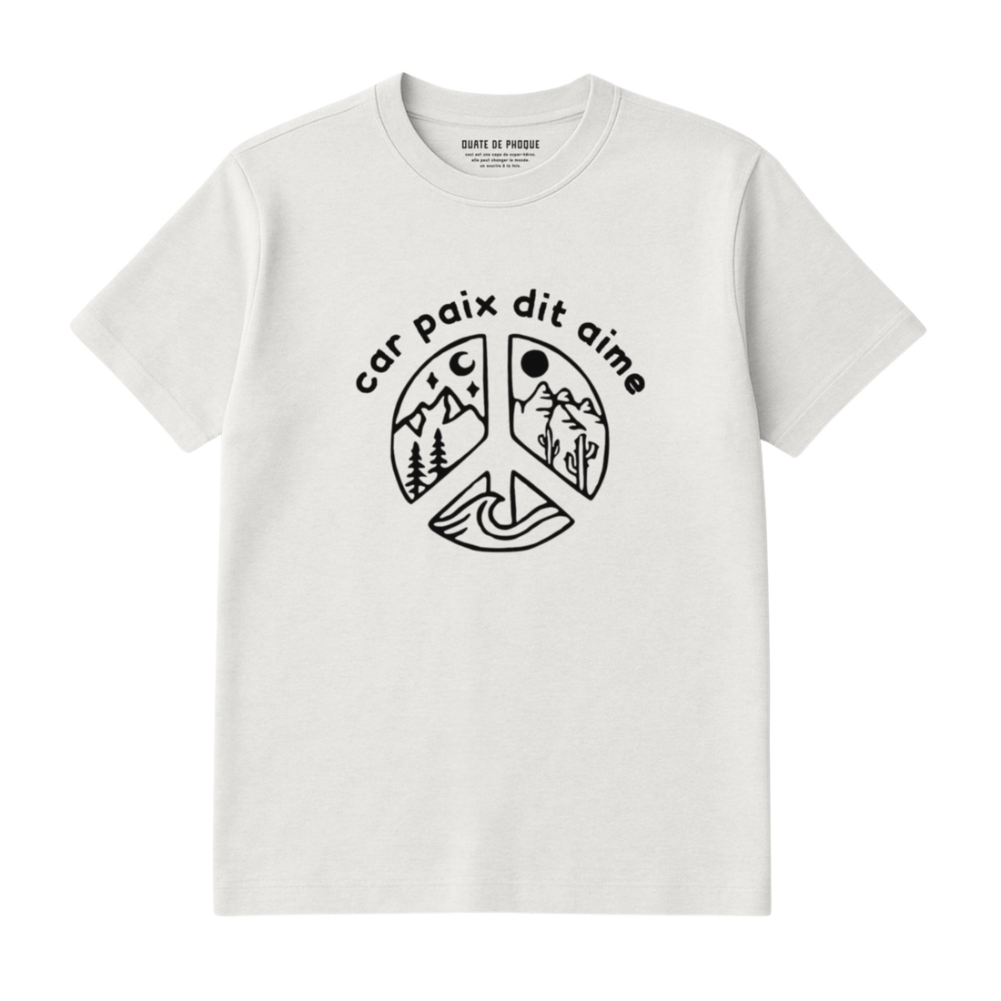T-Shirt Car Paix Dit Aime
