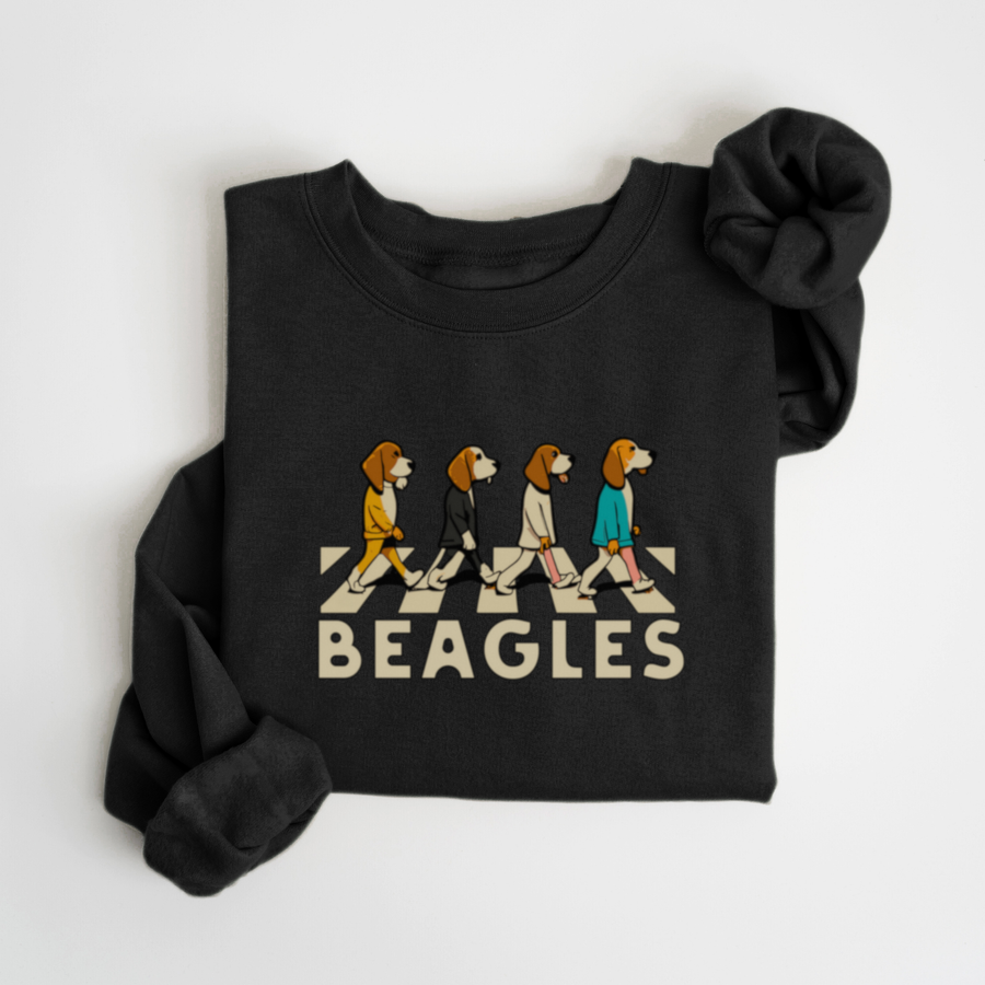 SWEATSHIRT THE BEAGLES - NOIR